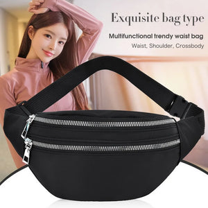 Waterproof Waist Bag for Women Travel Crossbody Chest Unisex Hip Bag