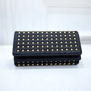 Rivets Teen Girl Women Wallet Phone Pocket Purse Carteira Feminina Wallet