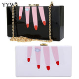 Acrylic Shoulder Bag Handbag Evening Clutch Bag