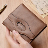 Men's Short Wallet Multi-card PU Waterproof Wallet