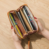 Tassel Zipper Wallet for Women with Phone Bag