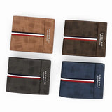 Men's Small Clutch Wallet Business Zipper Purse
