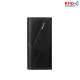 Anti-theft Long Ultra-thin Wallet Double Fold Soft Purse