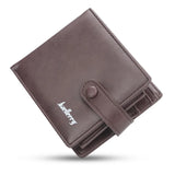 Men's Short Clip Wallet Solid Wallet