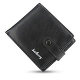 Men's Short Clip Wallet Solid Wallet
