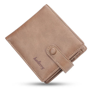 Men's Short Clip Wallet Solid Wallet