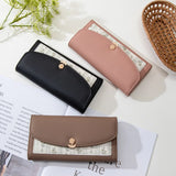 Women's Long Handbag and Print Small Fresh Wallet