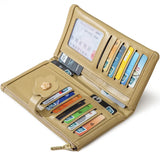 Small Fresh Flower Buckle PU Wallet Women's Handbag