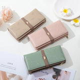Women's Zipper Buckle Long Wallet