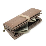 Women's Zipper Buckle Long Wallet