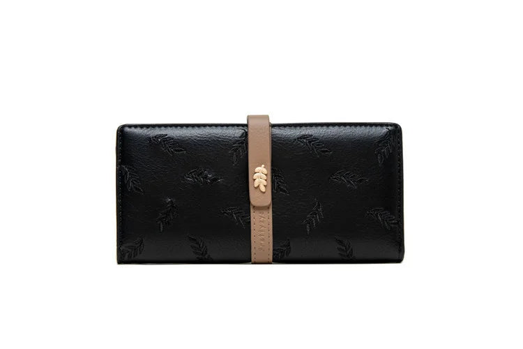Women's Zipper Buckle Long Wallet