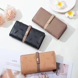 Women's Zipper Buckle Long Wallet