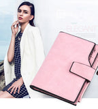 Women's Short Buckle Multi-Card Wallet