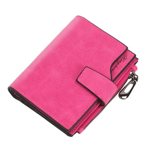 Women's Short Buckle Multi-Card Wallet