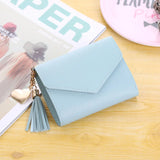 Short Tassel Mini Wallet Purses Clip Moneybag Carteras Para Mujer