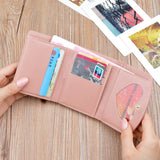 Women's Short Wallet Large Capacity Folding Soft Mini Wallet