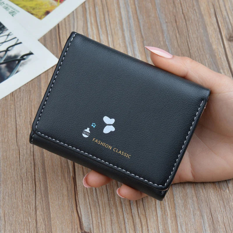 Women's Short Wallet Large Capacity Soft Mini Wallet