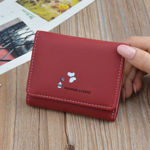Women's Short Wallet Large Capacity Soft Mini Wallet