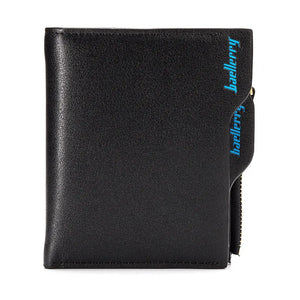 Men Leather Wallet Short Male Clutch Money Bag