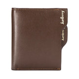 Men Leather Wallet Short Male Clutch Money Bag