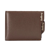 Men Leather Wallet Short Male Clutch Money Bag