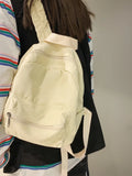 Canvas Backpack Vintage Ins Students Rucksack Small Backpack
