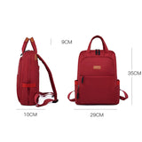 Waterproof 14'' Laptop Women's Backpack Large Capacity Travel Bags For Girls