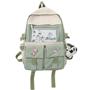 Waterproof Nylon Backpack Women Travel Backpacks