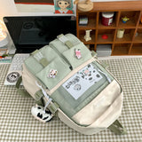 Waterproof Nylon Backpack Women Travel Backpacks