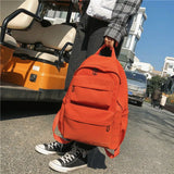 Waterproof Nylon Backpack Women Travel School Bag Teenage Girls Book Backpack