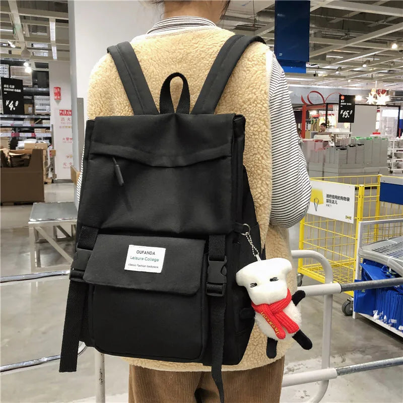 Waterproof Nylon Kids Backpack Girls For Middle School Students