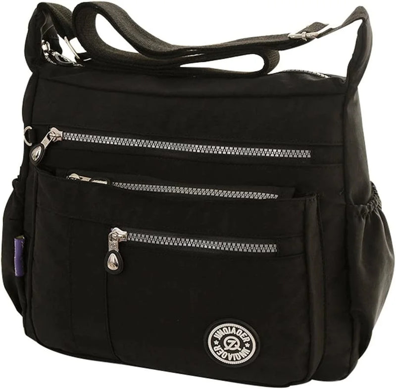 Waterproof Nylon Shoulder Bags Canvas Messenger Bag for Women