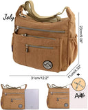 Waterproof Nylon Shoulder Bags Canvas Messenger Bag for Women