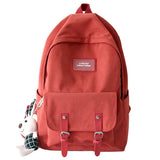 Waterproof Nylon Women Backpack Casual Ladies Schoolbag