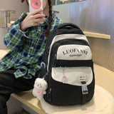 Waterproof Nylon Women Backpack Japanese Female Students Schoolbag Multilayer