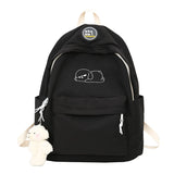 Nylon Women Backpack Female Schoolbag Waterproo...