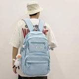 Waterproof Nylon Women Backpack Travel Bag Female