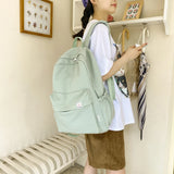 Waterproof Nylon Women Backpack Female Travel Bag