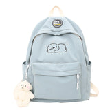 Nylon Women Backpack Female Schoolbag Waterproo...