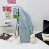 Nylon Women Backpack Female Schoolbag Waterproo...
