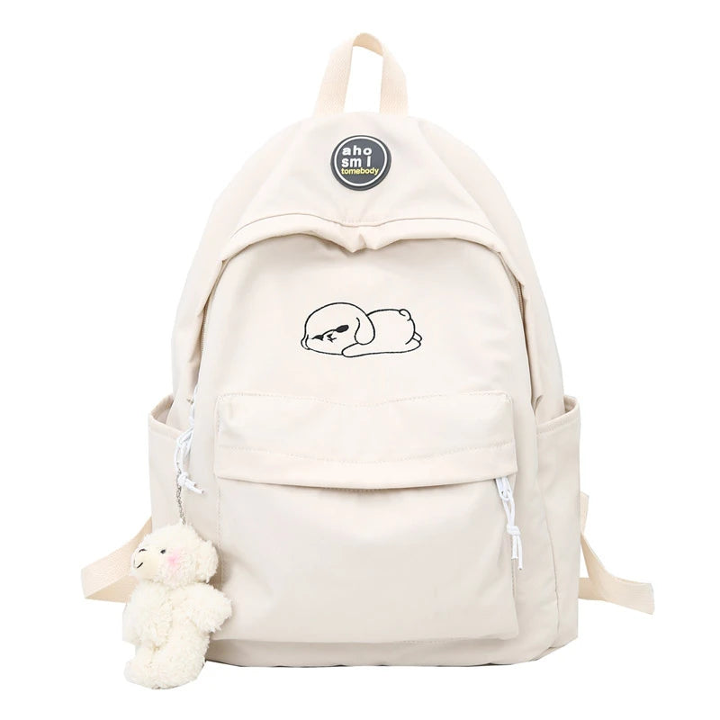Nylon Women Backpack Female Schoolbag Waterproo...