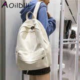 Waterproof Nylon Women Backpack Travel Bag Mochila Bookbag Backpacks