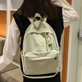 Waterproof Nylon Women Backpack Female 
Travel Bag Schoolbag