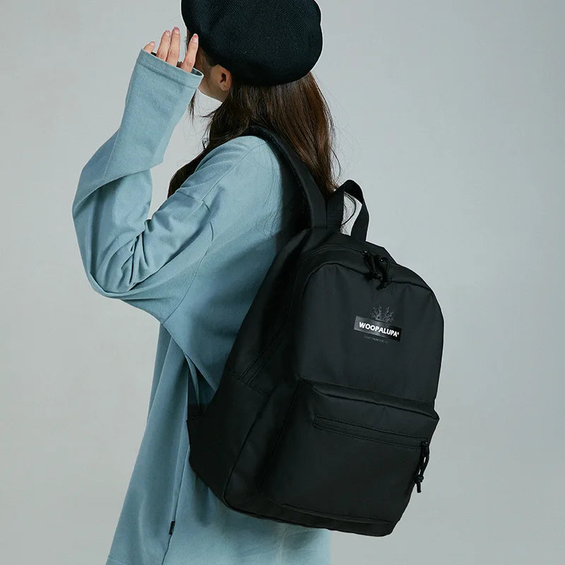 Waterproof Nylon Women Backpack Schoolbag for Teenage Girls