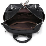 Waterproof Nylon Women Backpack Zipper School Bags For Teens