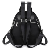 Waterproof Nylon Women Backpack Zipper School Bags For Teens