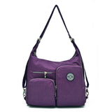 Waterproof Nylon Women Messenger Bag Double Shoulder Bag Handbags