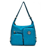 Waterproof Nylon Women Messenger Bag Double Shoulder Bag Handbags