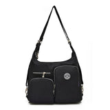 Waterproof Nylon Women Messenger Bag Double Shoulder Bag Handbags