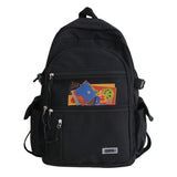 Waterproof Nylon Women's Backpack with Mesh Pocket